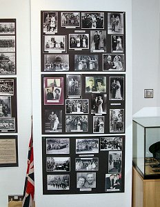 a large panel of Sandra Aston's photographs