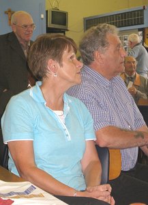 Reg Aston and John and Brenda Elwell