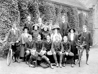 members of the Hurst Hill Bicycle Club