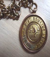 A winners medal awarded to Mr T.Doughton 