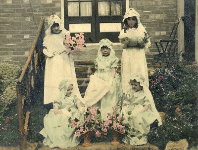 Hand Tinted Photo from Infant's School