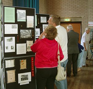 Frank Sharman had a display about sport and recreation, mainly in Wolverhampton