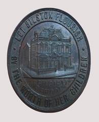 A rare Bilston Technical School attendance medal