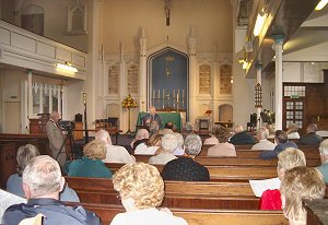 Gerald Hanrahan gave a sermon on old Oxford Street