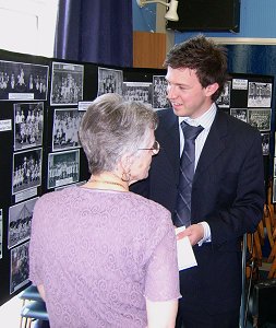 Daniel, from the Express and Star, chatting here with Sandra Aston